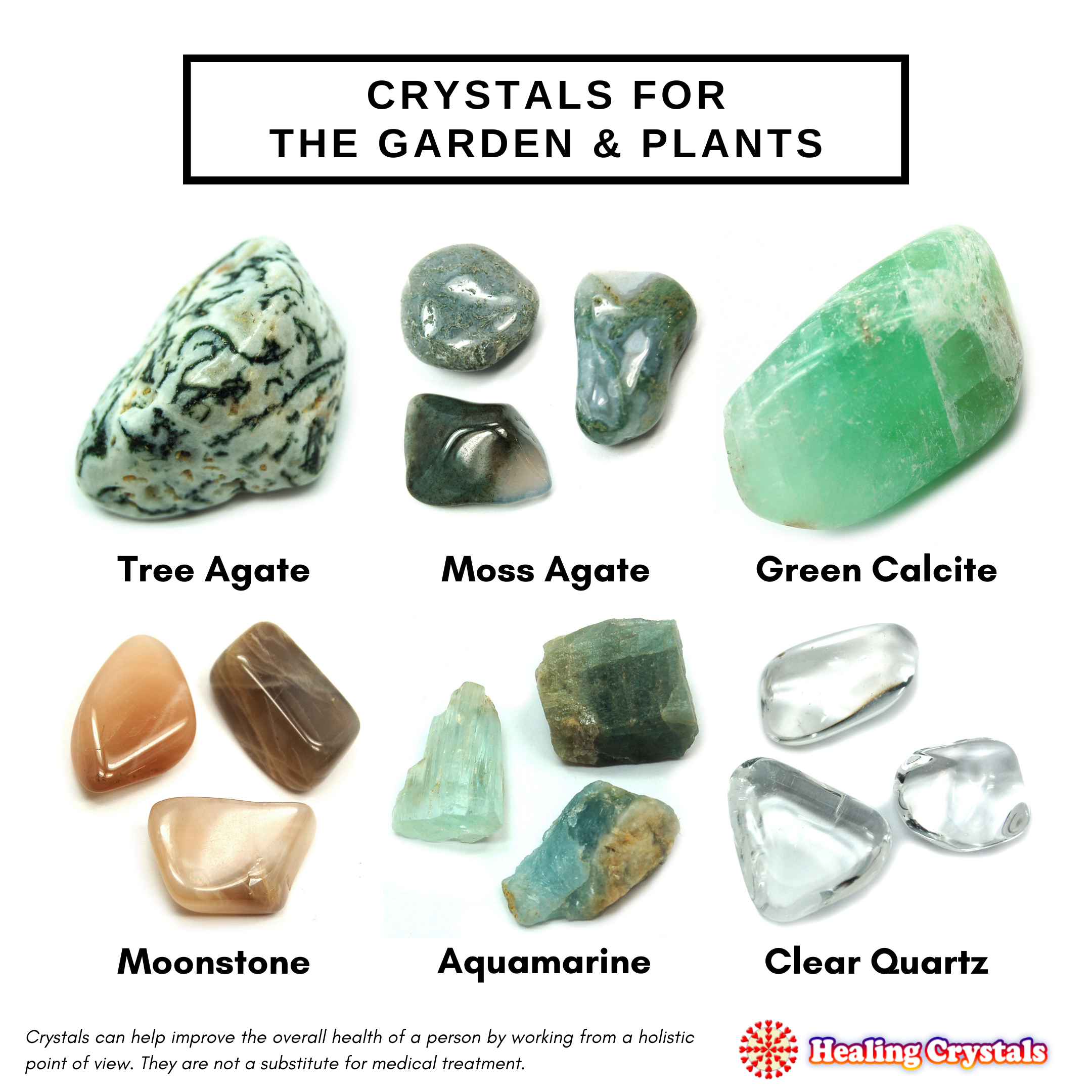 Crystals for the garden and plants